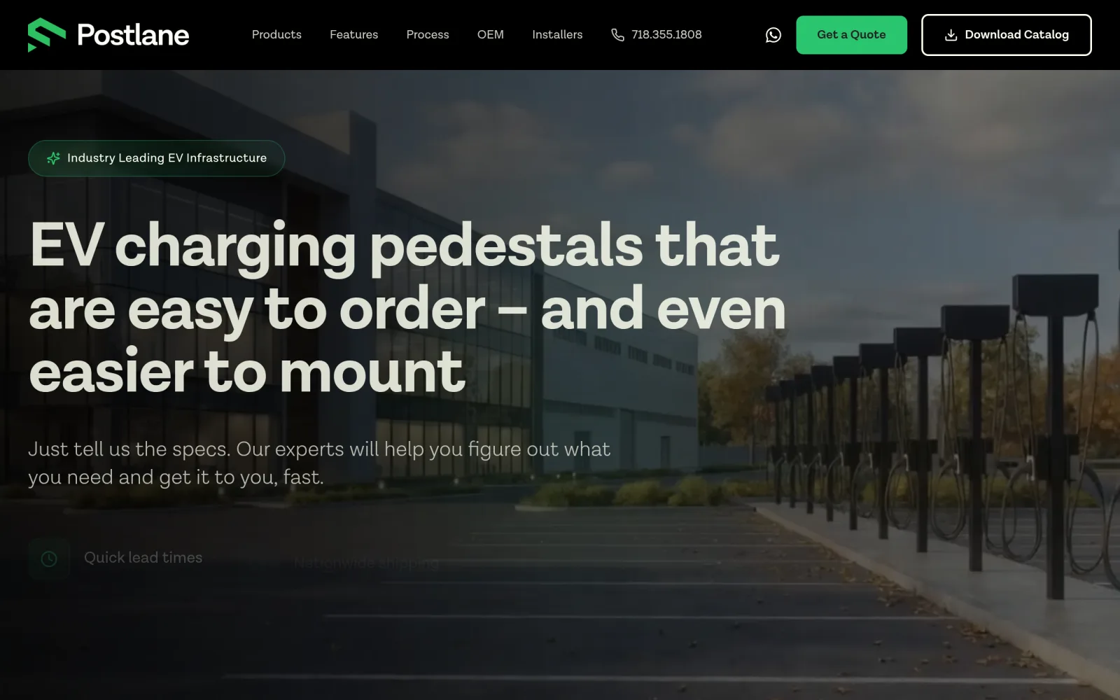 postlaneusa.com website, designed by Avrumy